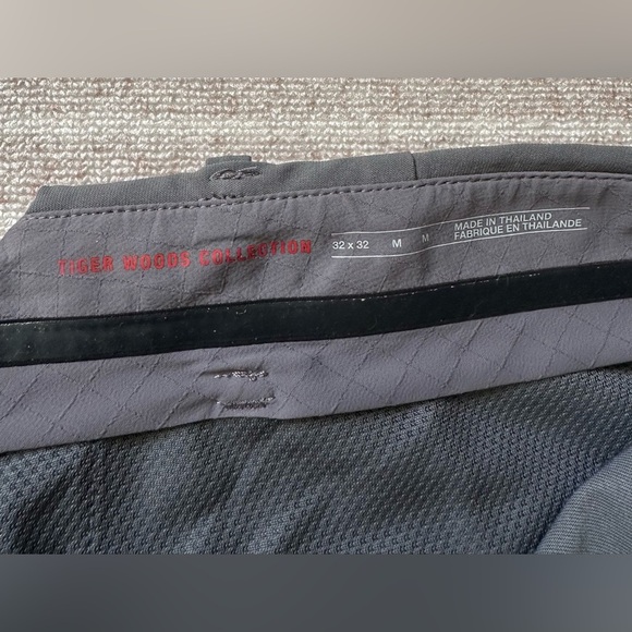 Nike Dri-Fit Tiger Woods Collection Pleated Pants 32x32 M Grey Golf performance - Picture 3 of 13